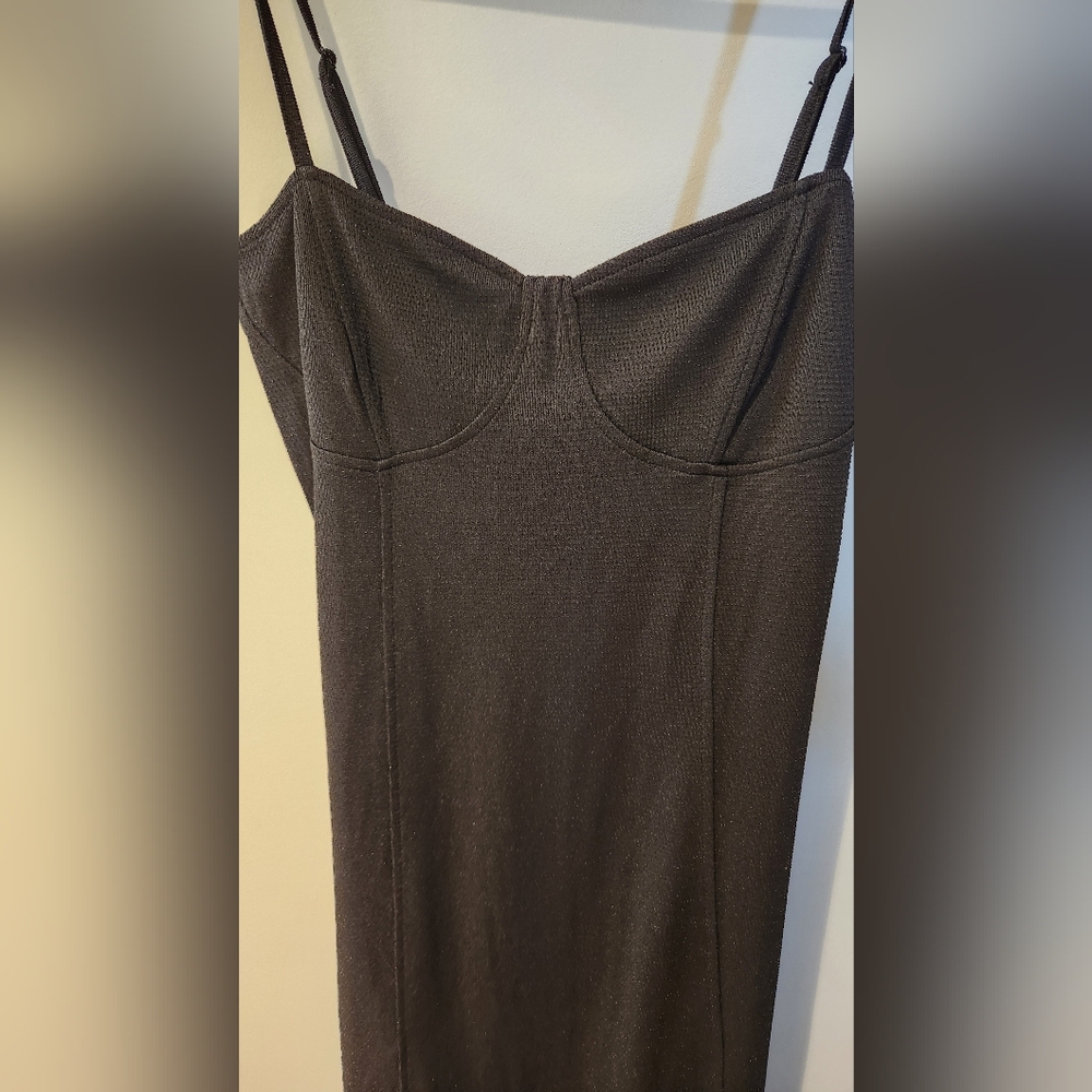Vera Moda Long Bodycon Style  With‎ Slit Nwt Gentle Sparkle